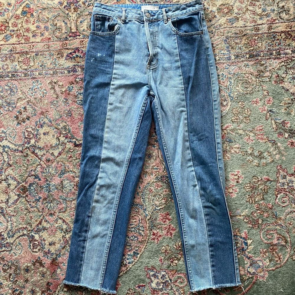 Pacsun Patchwork Mom Jean - image 1